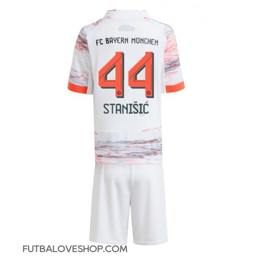 Dres Bayern Munich Josip Stanisic #44 Preč pre deti 2025-26 Krátky Rukáv (+ trenírky)